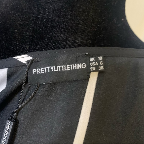 PrettyLittleThing Monochrome Blouse - Picture 5 of 5